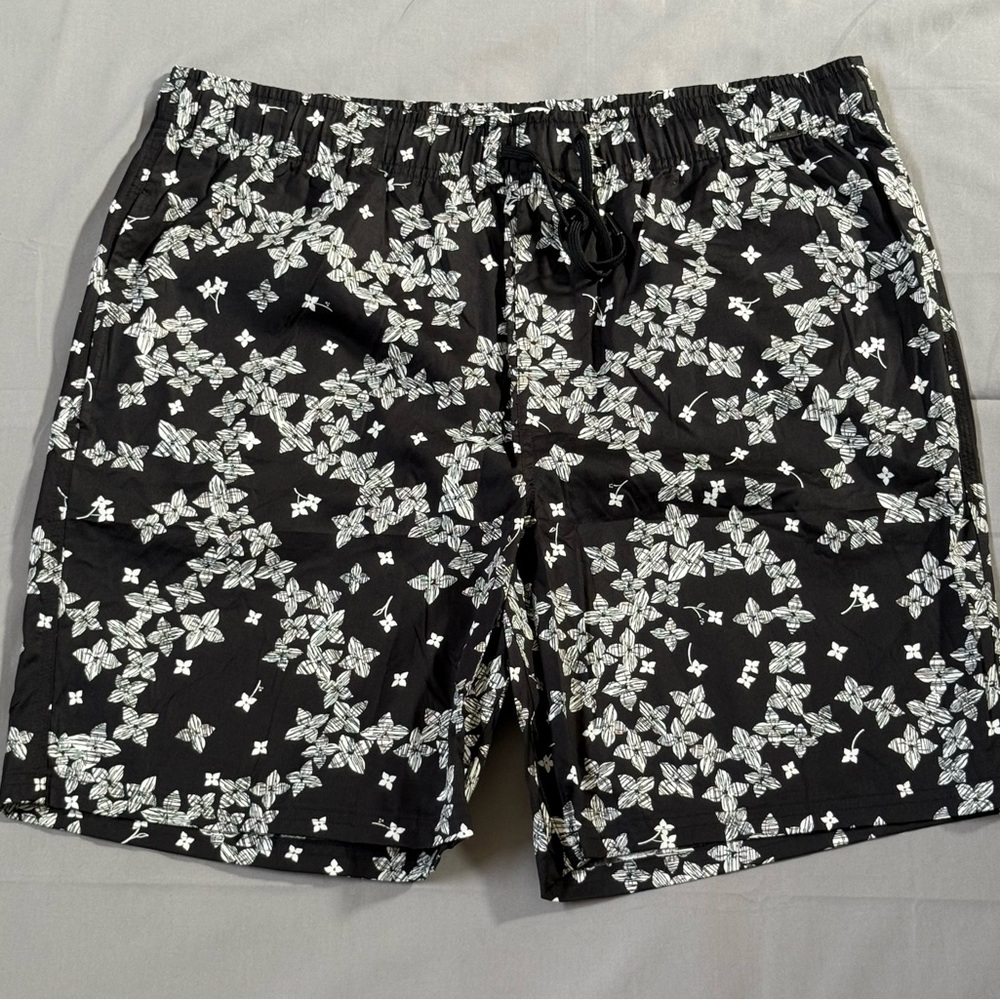 Men’s Autograph Black Floral‎ Swim Shorts Size XL